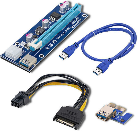 Qoltec Κάρτα Riser για Κάθετη Τοποθέτηση 55501