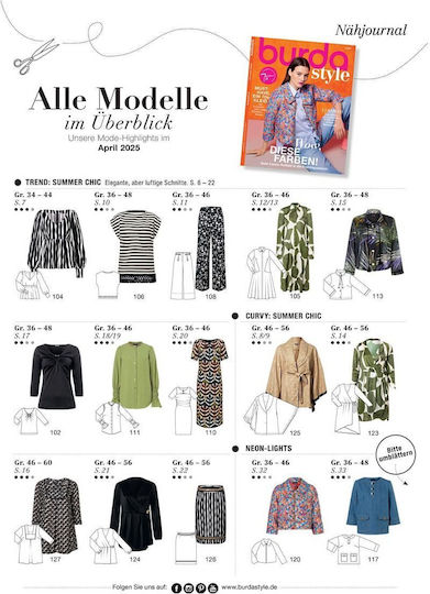 Burda Style Magazine 04/2025, April 2025