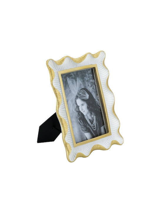 Artekko Κορνίζα Πλαστική με Λευκό Πλαίσιο 10.16x15.24