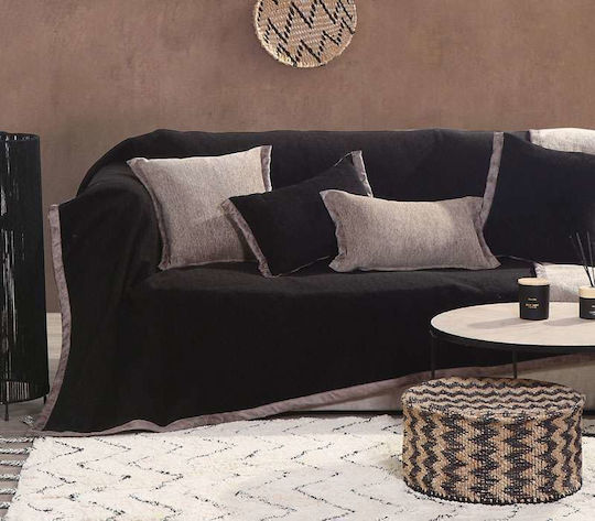 Nef-Nef Homeware New Tanger Τριθέσιου Καναπέ Δύο 'Οψεων Π180xΜ300cm Brown-ecru Nef-Nef Homeware New Tanger Τριθέσιου Καναπέ Δύο 'Οψεων Π180xΜ300cm Brown-ecru