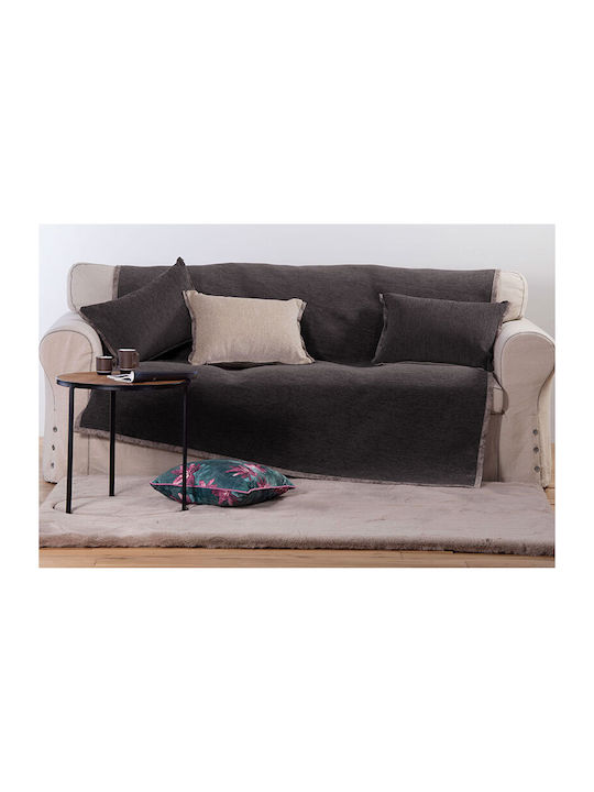 Nef-Nef Homeware New Tanger Sesselüberwurf 180x180cm N-Beige/Ecru