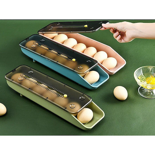 Rolling Egg Holder for 7 Eggs in Fridge Organisers