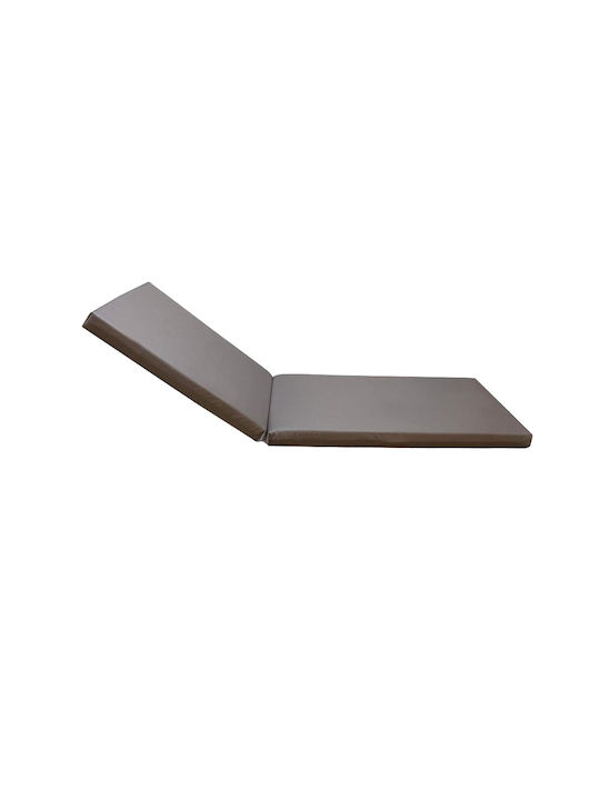 Tesias Group Pernă Impermeabilă Pentru Pat De Soare Cu Spătar Gri 60x195cm