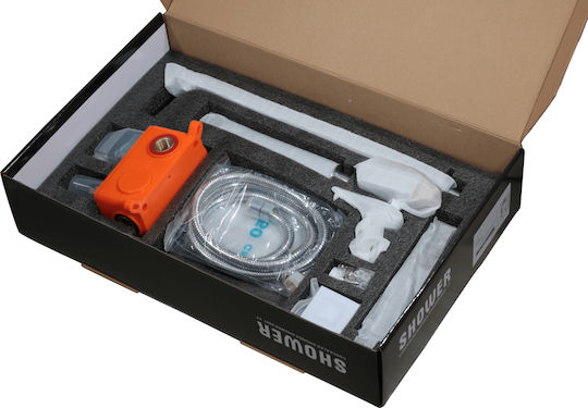 Acquanet Built-in Mixer & Supply Set for Shower Silver