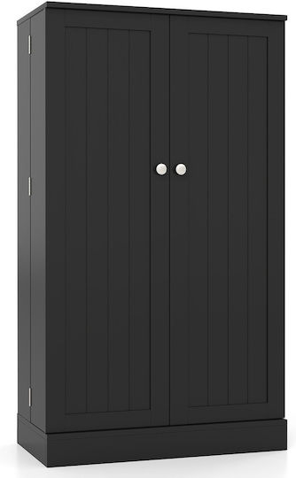 Επιδαπέδιο Ντουλάπι Μαύρος 59x30x104εκ. Επιδαπέδιο Ντουλάπι Μαύρος 59x30x104εκ.