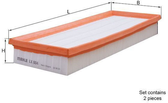 Mahle Air Filter Lx 804/s