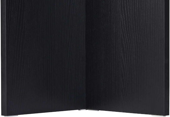 Sabella Oval Wooden Dining Room Table Black Wood 200x90x75cm