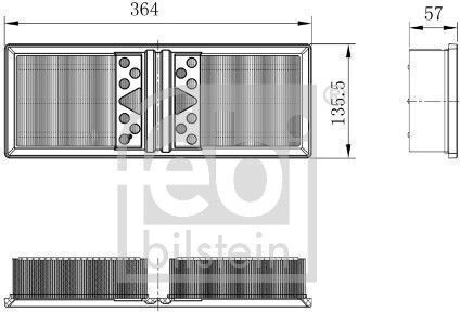 Filtru De Aer Febi Bilstein 101662