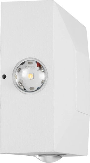 kelvo Kelvo Arkos Wall-Mounted Outdoor Spot Light LED IP65 8W with Warm White Light 14x5.5x14εκ.