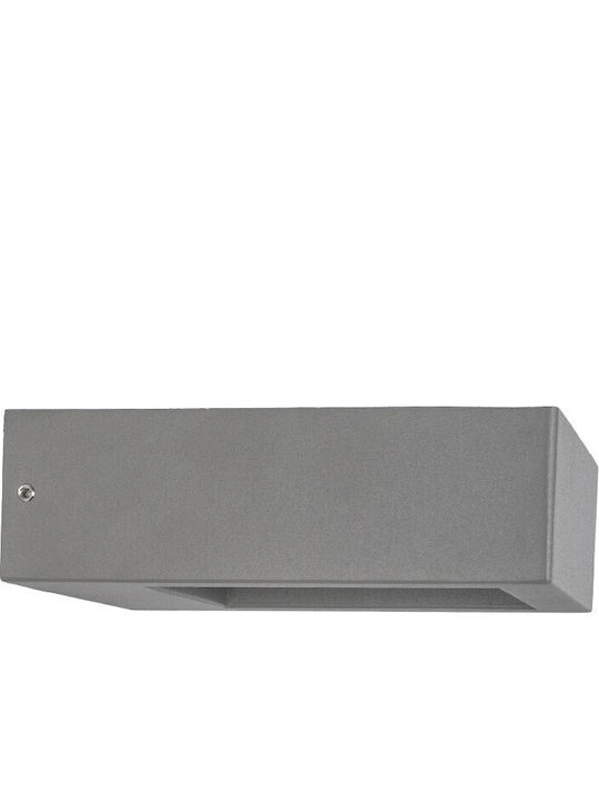 kelvo Aura Стенно Външно Спот Осветление LED IP65 7W с Топло бяло Светлина 15x12.5x4.5εκ.