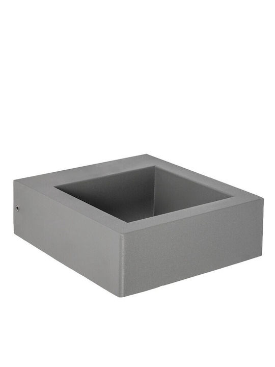 kelvo Aura Стенно Външно Спот Осветление LED IP65 7W с Топло бяло Светлина 15x12.5x4.5εκ.