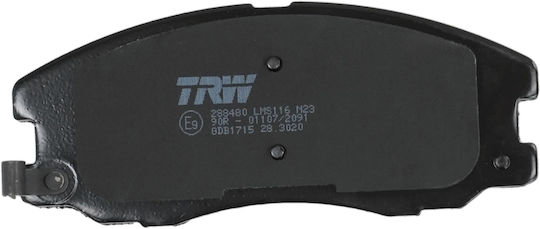 Trw Brake Pad Set Disc Brake Gdb1715