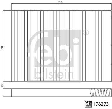 Cabin Air Filter Febi Bilstein 178273