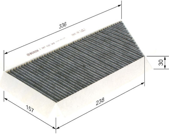 Bosch Auto Innenraumluftfilter 1 987 432 348
