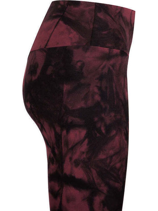 Set Women's Training Leggings Burgundy