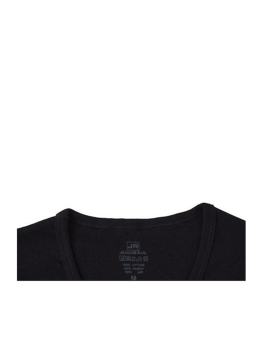 Herren Unterhemden Black 1Packung