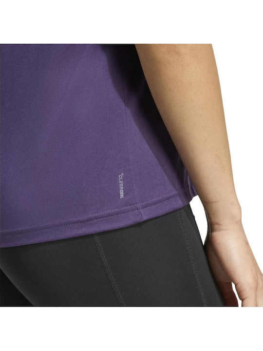 Train-essentials Γυναικείο Αθλητικό T-shirt Fast Drying Μωβ