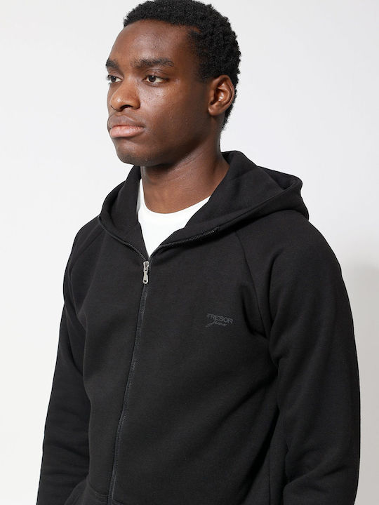 Hooded Cardigan Black