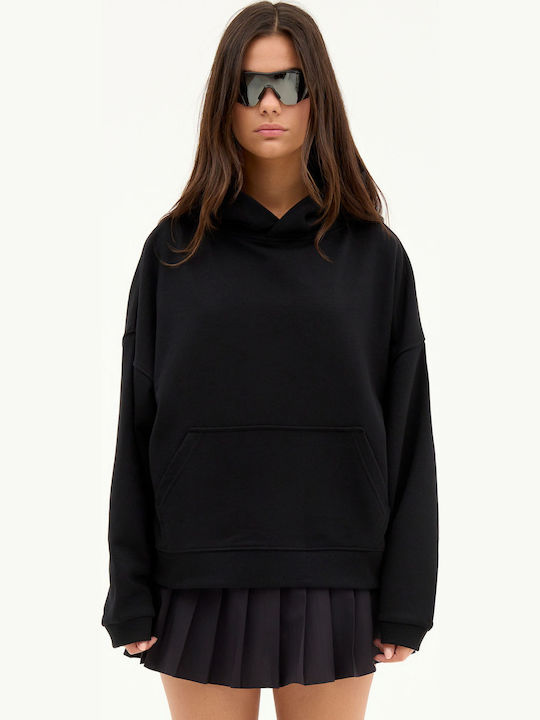Sweatshirt with Hood Black