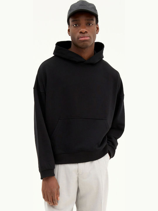 Sweatshirt with Hood Black