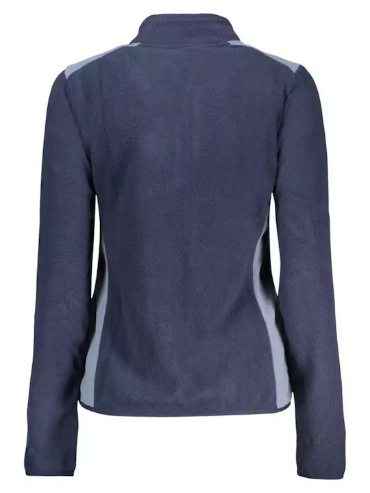 Fleece Damen Jacke Navy Blue