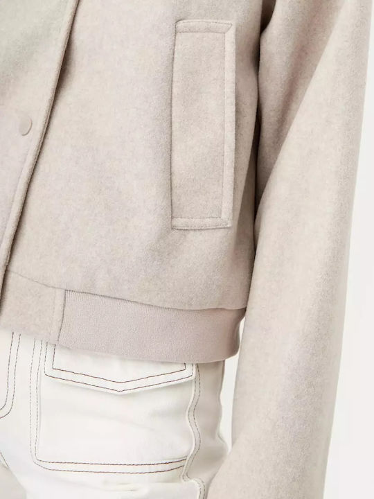 Γυναικείο Bomber Jacket Μπεζ