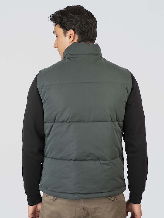 Sleeveless Jacket Puffer Forest Green