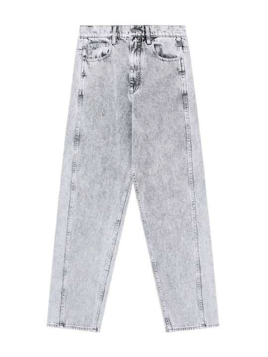 Low Waist Women's Jeans Pants Gray XW001404AF16180 M8088