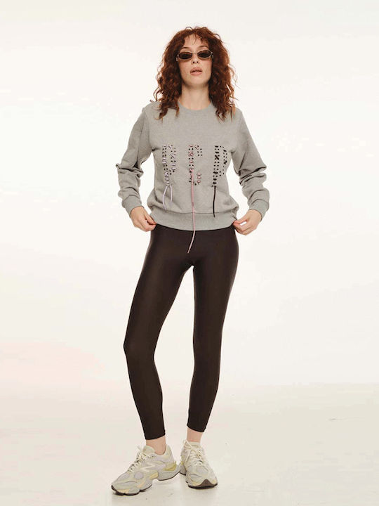 Laced Women's Sweatshirt Grey