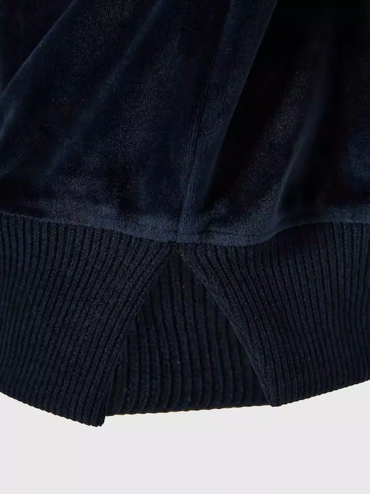 Women's Sweatshirt Velvet Midnight Blue
