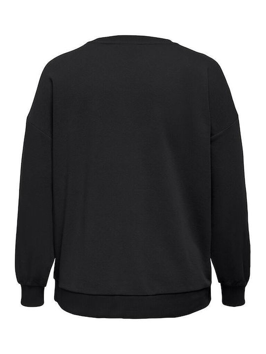 Long Women's Sweatshirt Black