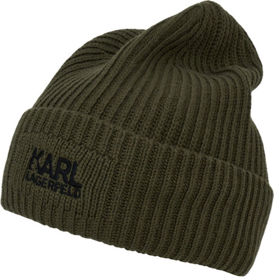 Beanie Ανδρικός Σκούφος Πλεκτός σε Πράσινο χρώμα