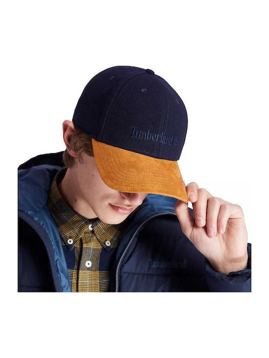 Мъжка Шапка Timberland Wool Baseball Cap Tb0a65mt451 Син