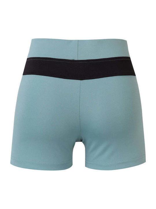 Women's Training Legging Shorts Turquoise