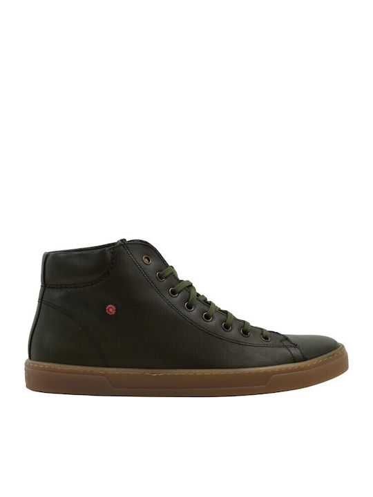 Leder Grün Herrenstiefel