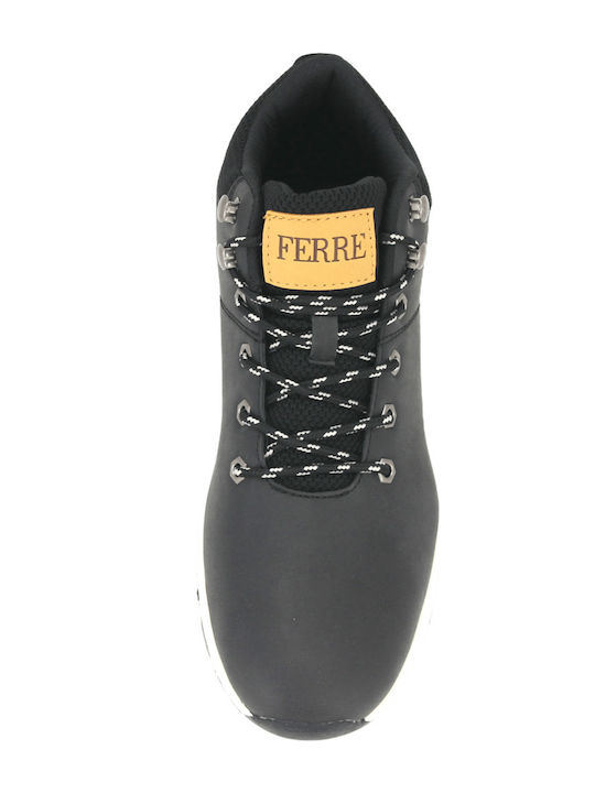 Leather Black Men's Boots