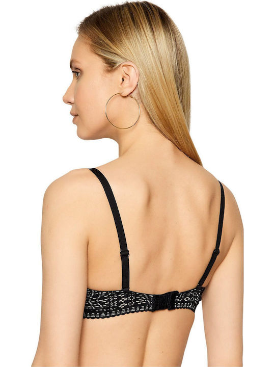 Balconette Balconette Bra without Padding Black