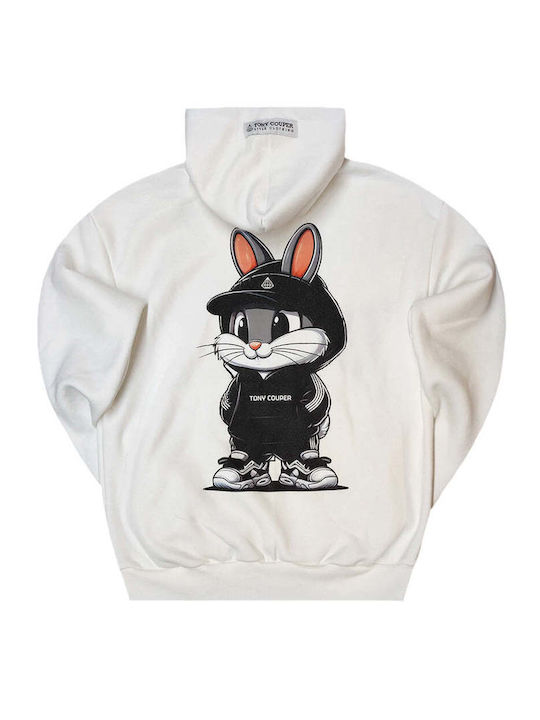Мъжка Дълъг Ръкав Блуза с Качулка Tony Couper-h26/13-ecru Bunny