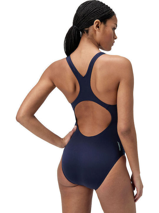 Digital Printed Medalist Αθλητικό Ολόσωμο Μαγιό Lagoon Blue, Navy