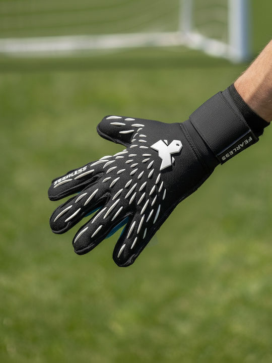 Fearless Goalkeepers Wolf Pro Adults Goalkeeper Gloves Turquoise