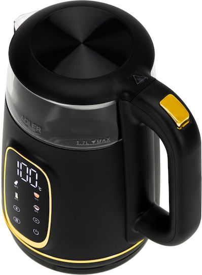 Adler Kettle 1.7lt 1850W Black