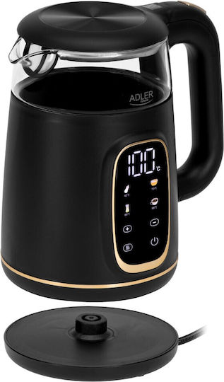 Adler Kettle 1.7lt 1850W Black