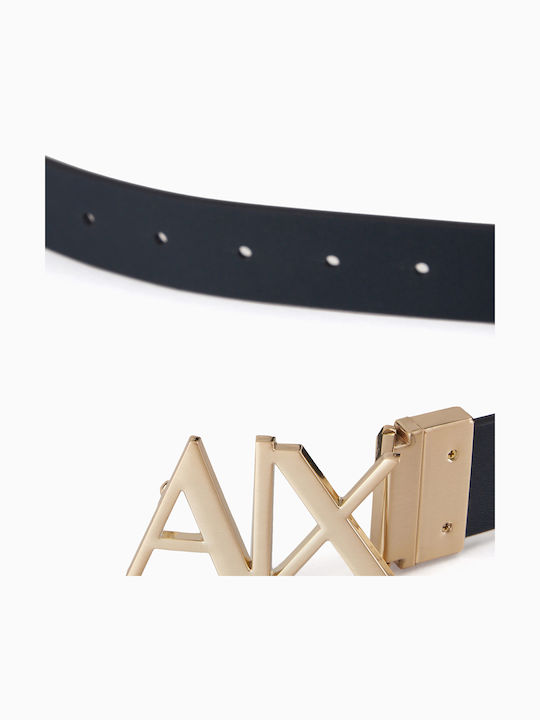 Armani Exchange Men's Belt Leather Black