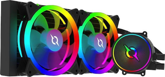 Aqirys 240 AIO Υδρόψυξη AIO CPU με 2 Ανεμιστήρες 120mm και ARGB Φωτισμό