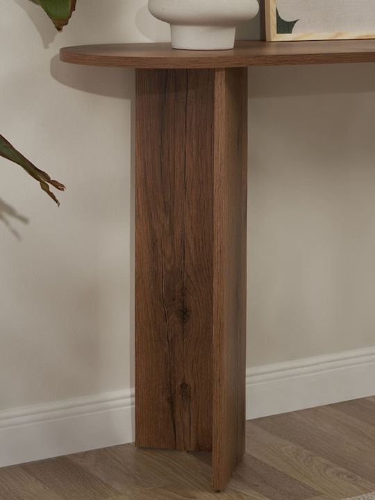 Sira Wooden Console Table Walnut L150xW35xH75cm