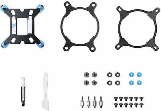 Jonsbo TG-240 Water Cooling System AIO CPU with 2 120mm Fans and ARGB Lighting White