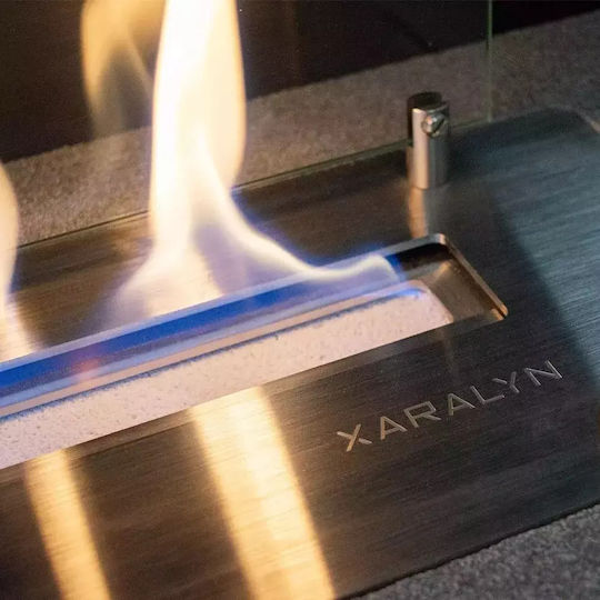 Xaralyn Burner S Schreibtisch Bioethanol Kamine Innenbereich Schwarz 41x14x8cm