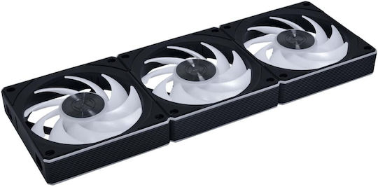 Lian Li Uni Fan Cl Wireless Reverse Blade Case Fan 120mm (2100rpm) with RGB Lighting 3pcs & Controller