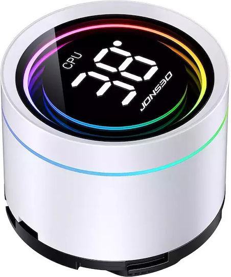Thermaltake TH-360 Υδρόψυξη AIO CPU με 3 Ανεμιστήρες 120mm Λευκή