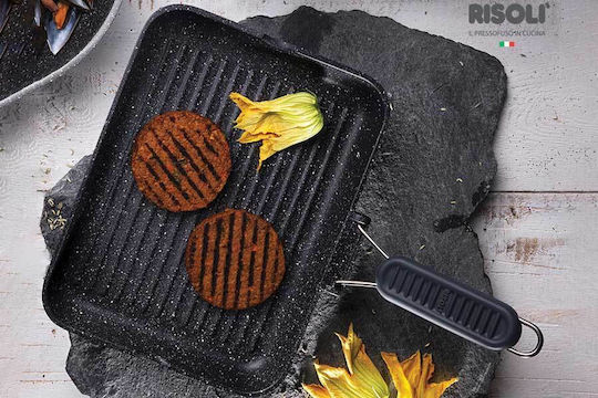 Risoli Granito Grill made of Cast Aluminum with Stone Coating 26cm